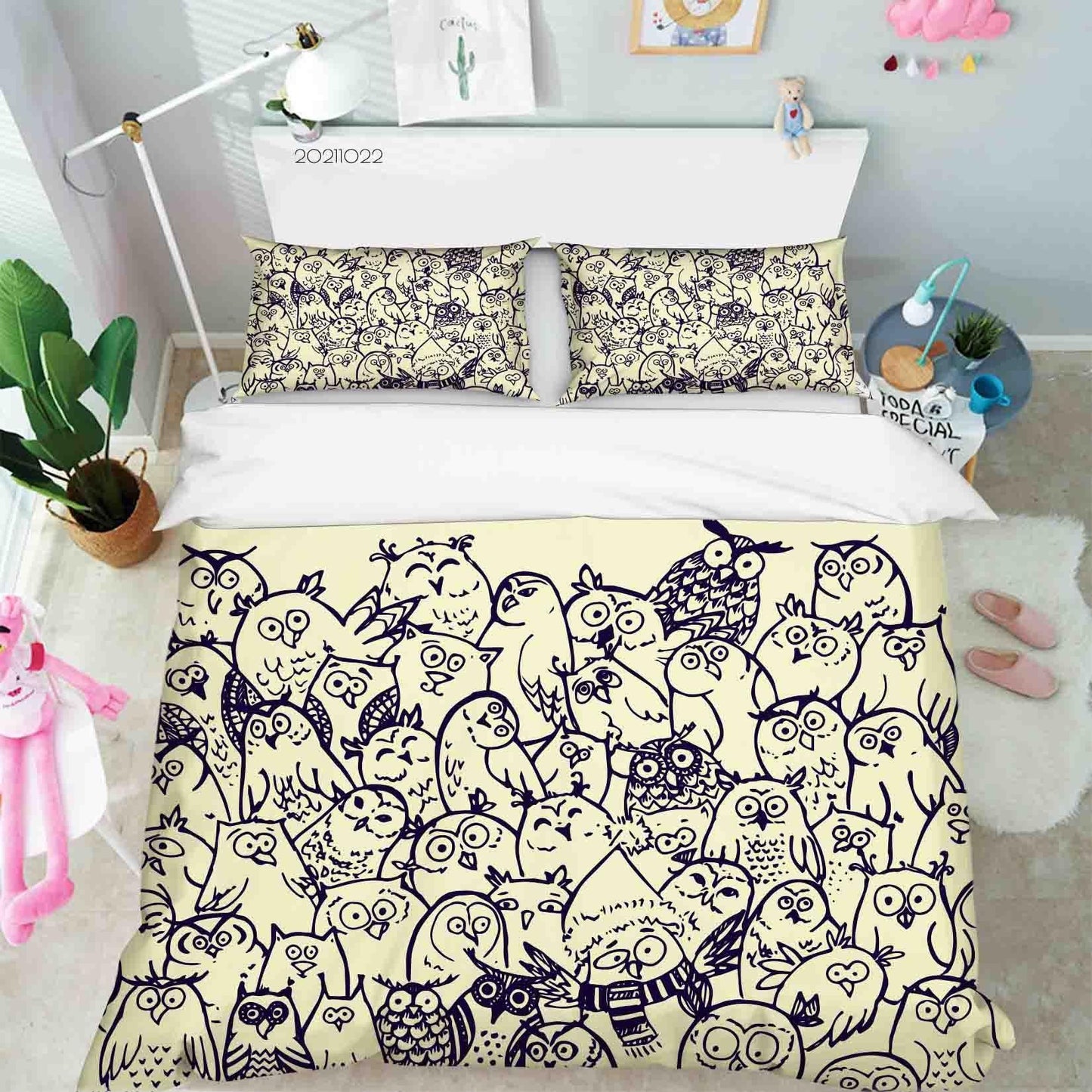 3D Abstract Animal Graffiti Quilt Cover Set Bedding Set Duvet Cover Pillowcases 9