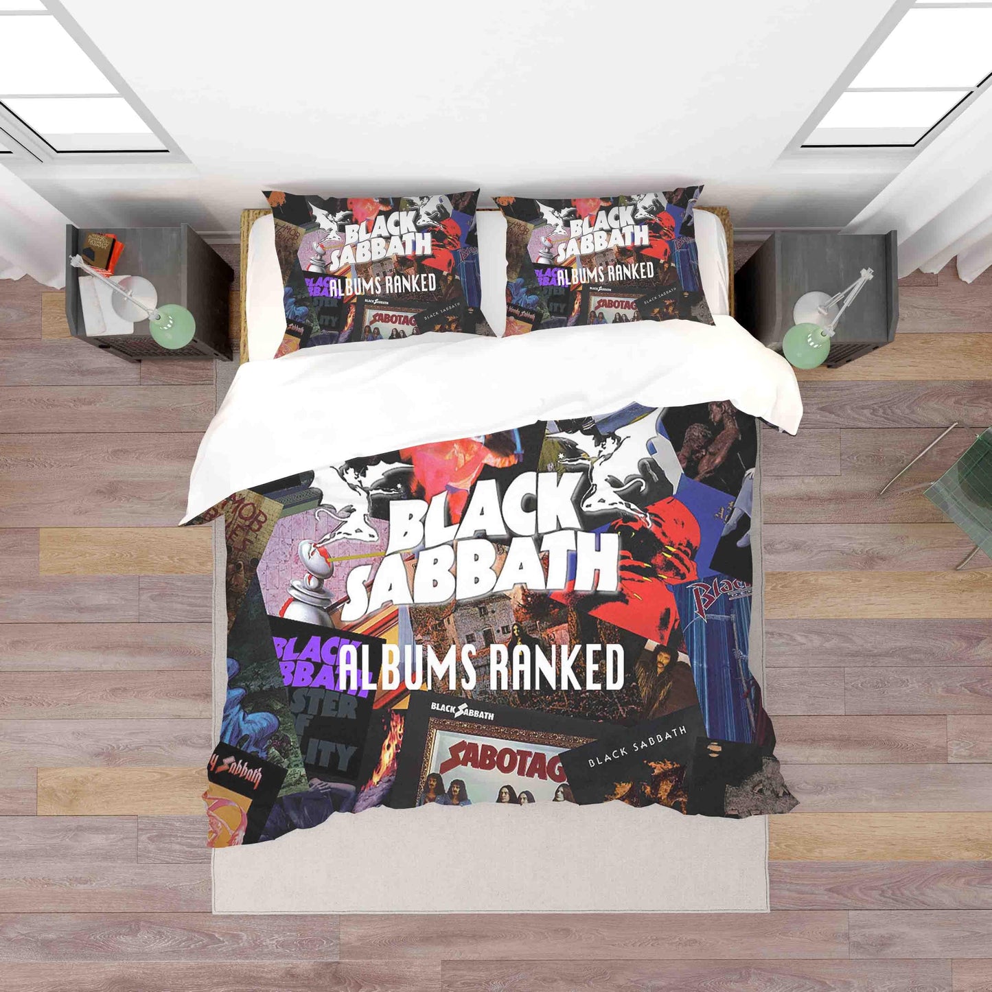 3D Albums Black Sabbath Quilt Cover Set Bedding Set Duvet Cover Pillowcases SF92