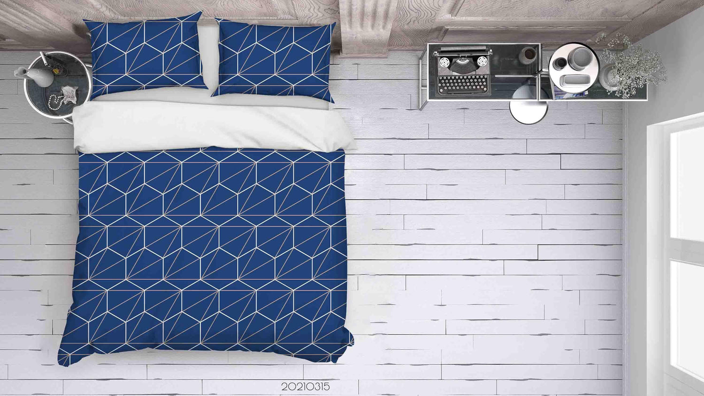 3D Abstract Geometric Art Decoration Quilt Cover Set Bedding Set Duvet Cover Pillowcases 226