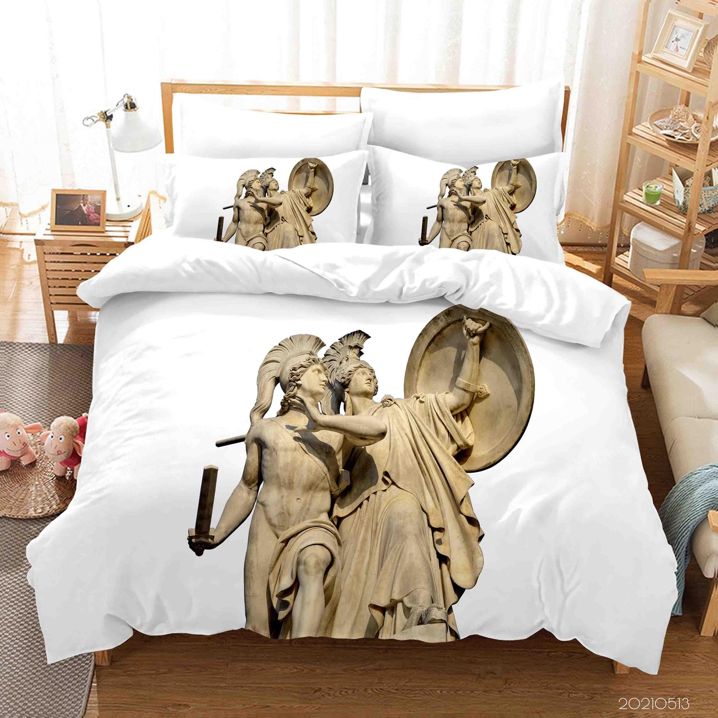 3D Art Sculpture Quilt Cover Set Bedding Set Duvet Cover Pillowcases 266