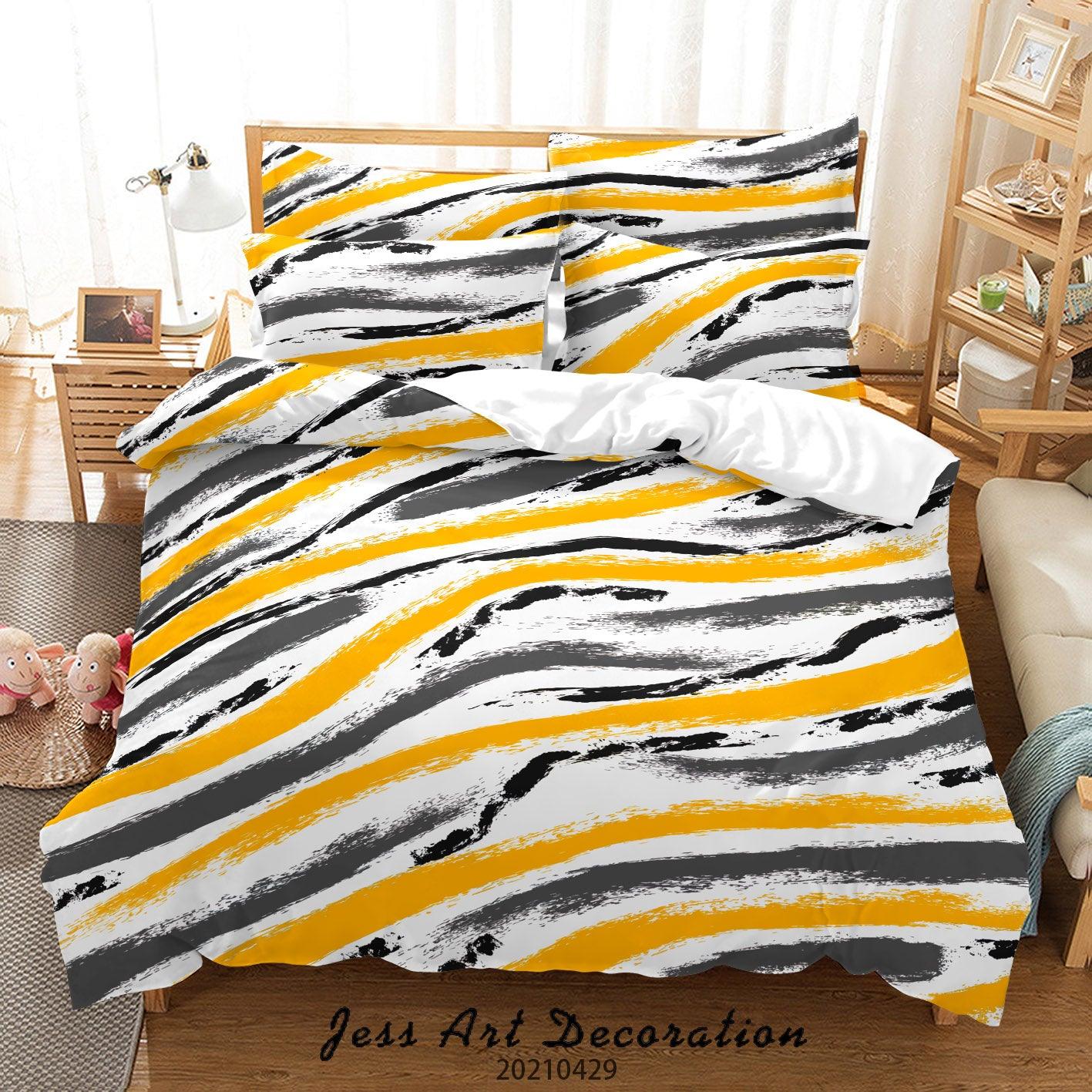 3D Abstract Color Pattern Quilt Cover Set Bedding Set Duvet Cover Pillowcases 32