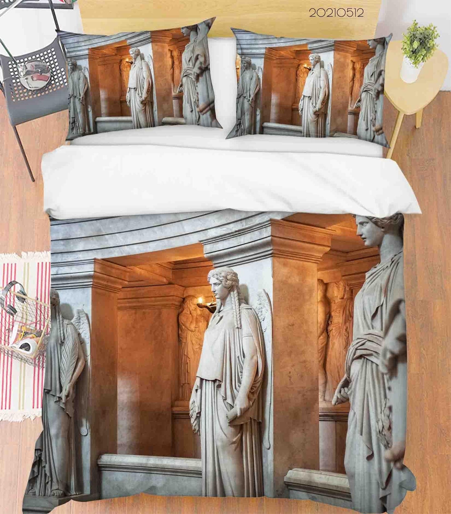 3D Art Sculpture Quilt Cover Set Bedding Set Duvet Cover Pillowcases 246