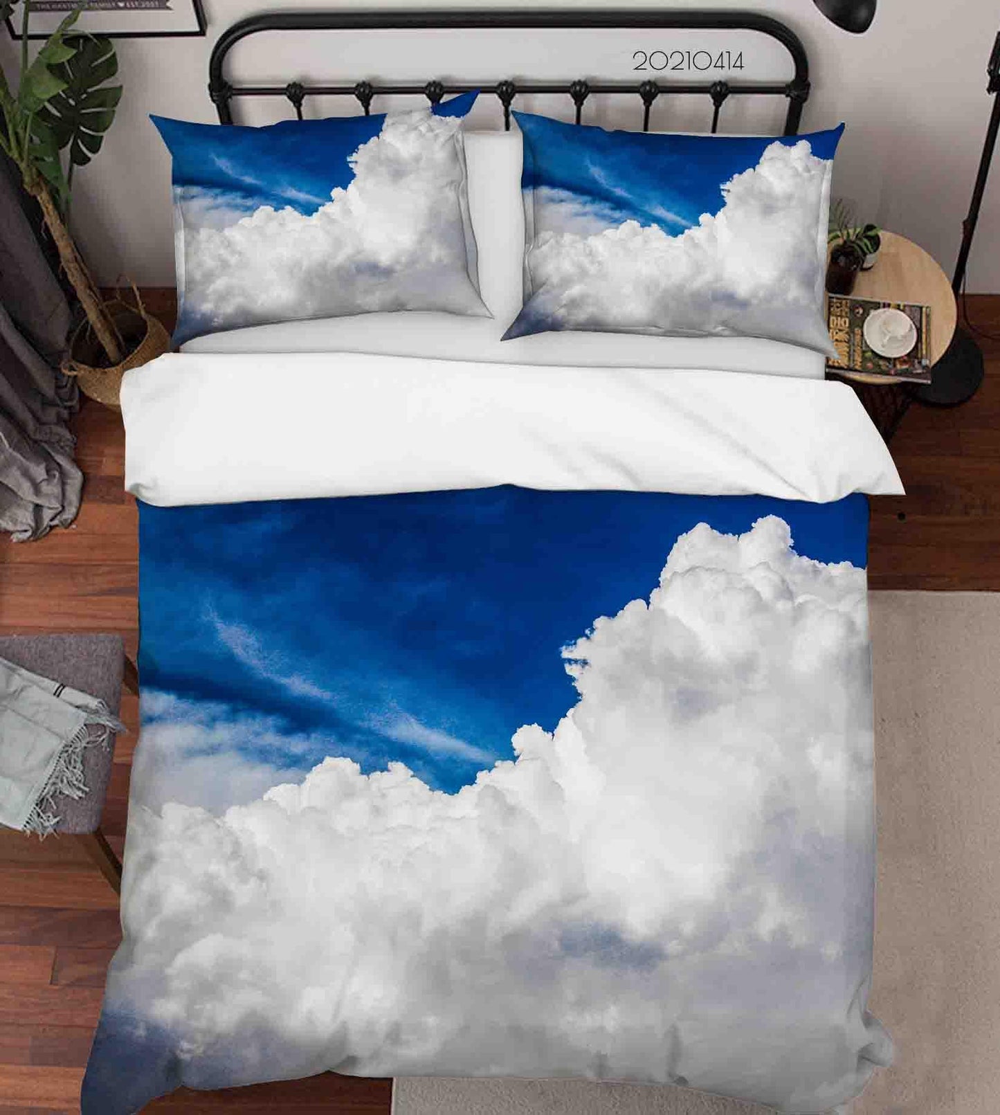 3D Blue Sky Cloud Quilt Cover Set Bedding Set Duvet Cover Pillowcases 58