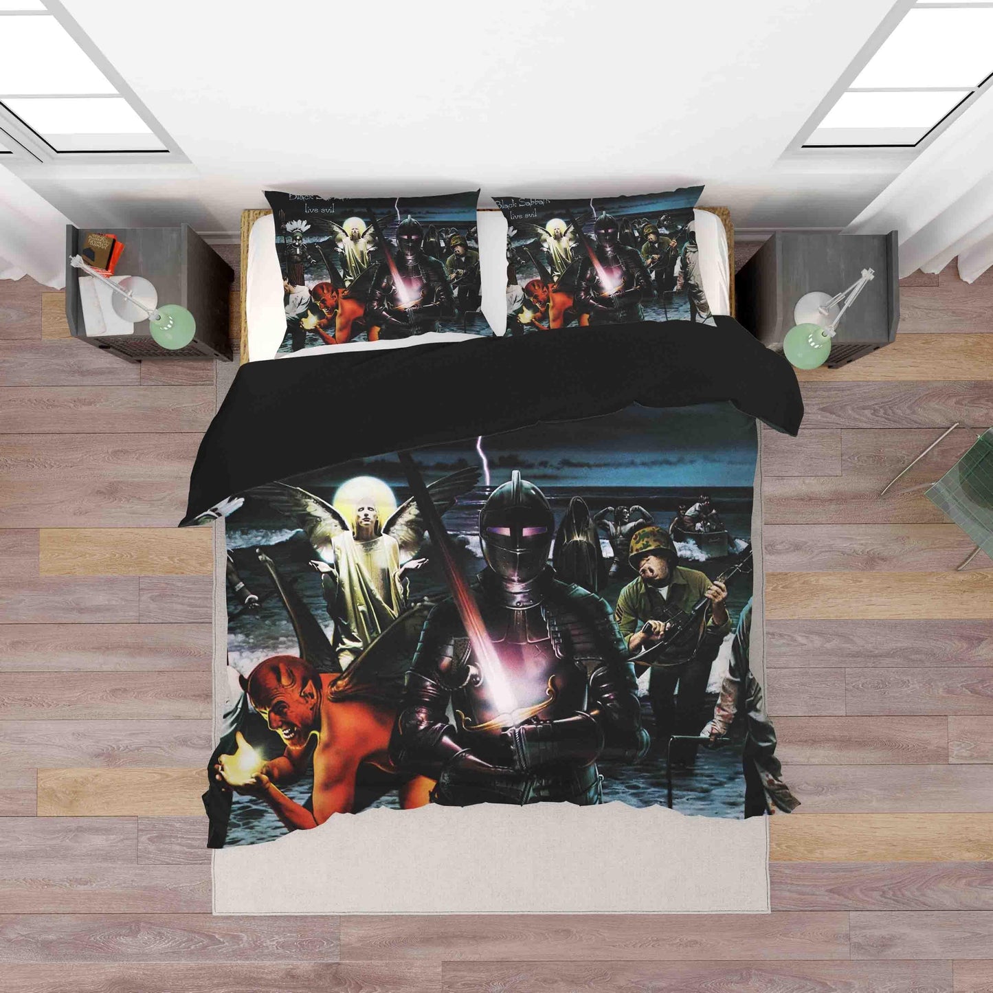 3D Black Sabbath Quilt Cover Set Bedding Set Duvet Cover Pillowcases SF21