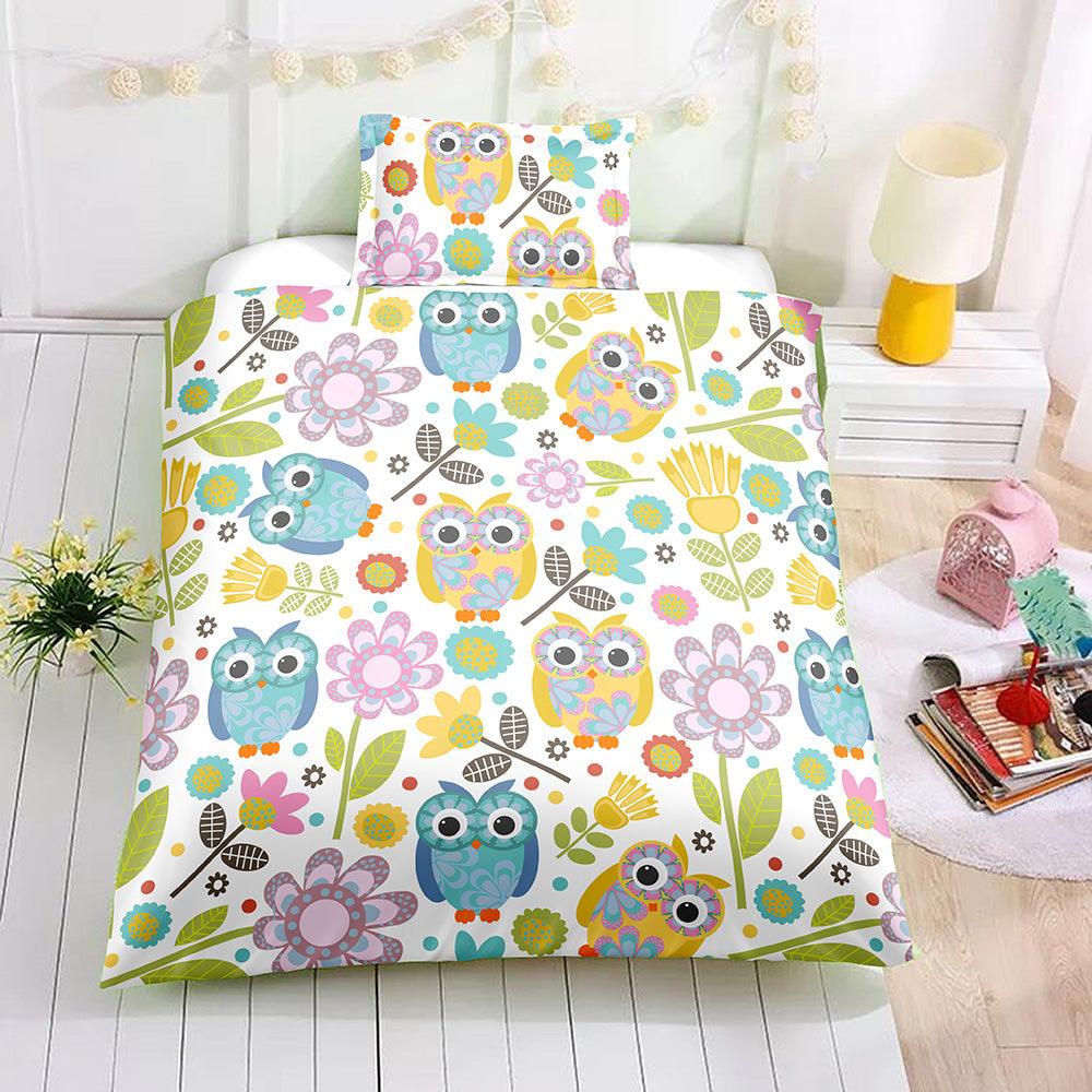 3D Cartoon Owl Quilt Cover Set Bedding Set Pillowcases 52