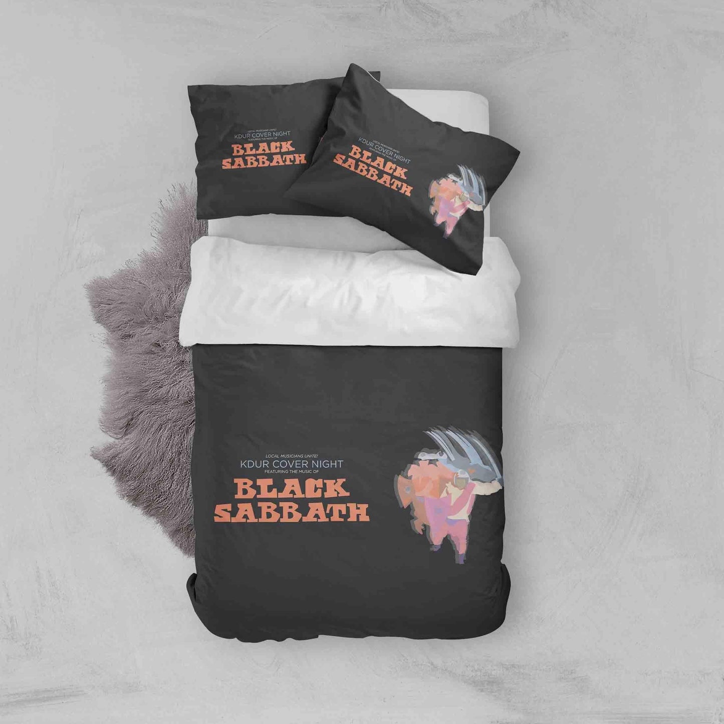 3D Cartoon Black Sabbath Quilt Cover Set Bedding Set Duvet Cover Pillowcases SF72