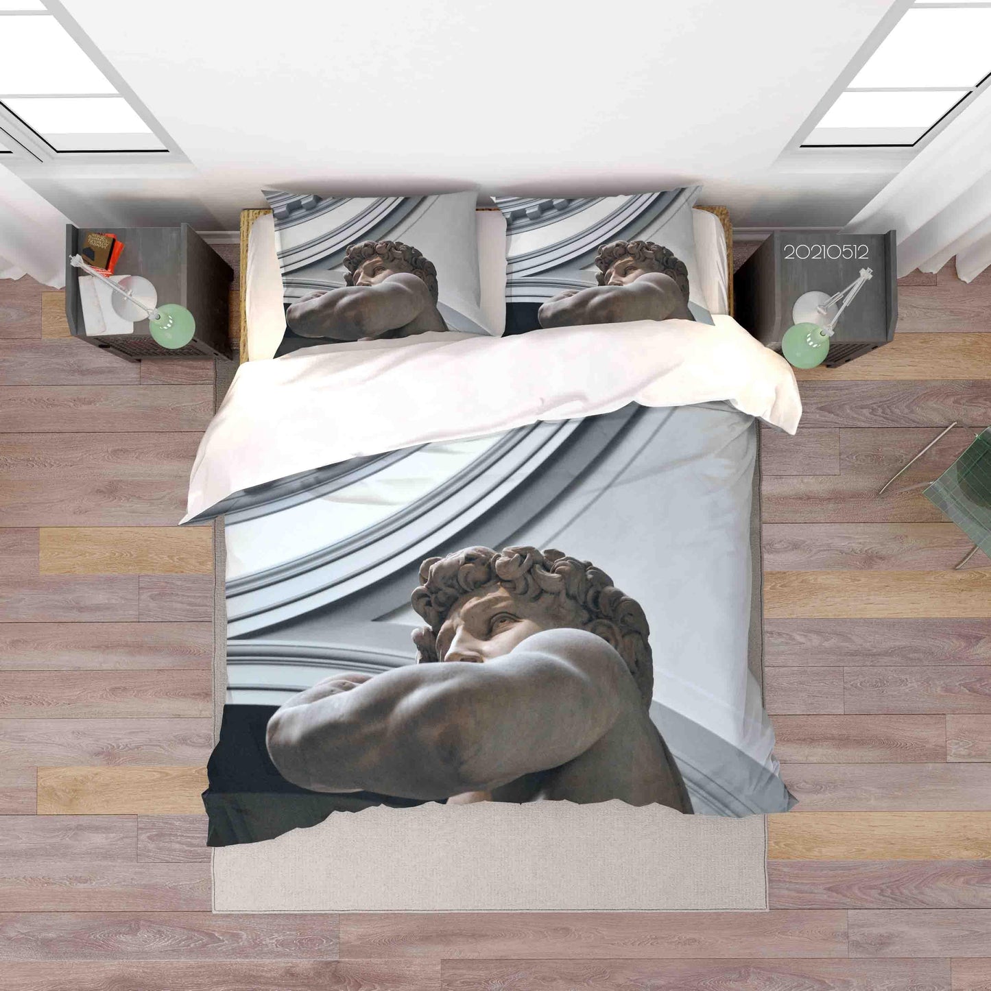 3D Art Sculpture Quilt Cover Set Bedding Set Duvet Cover Pillowcases 223