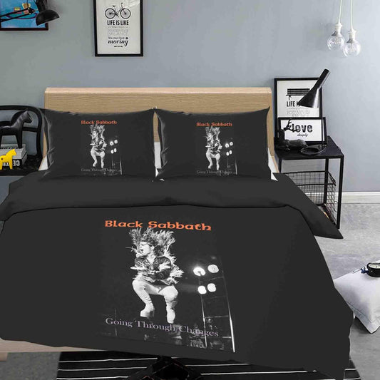 3D Black Sabbath Quilt Cover Set Bedding Set Duvet Cover Pillowcases SF08