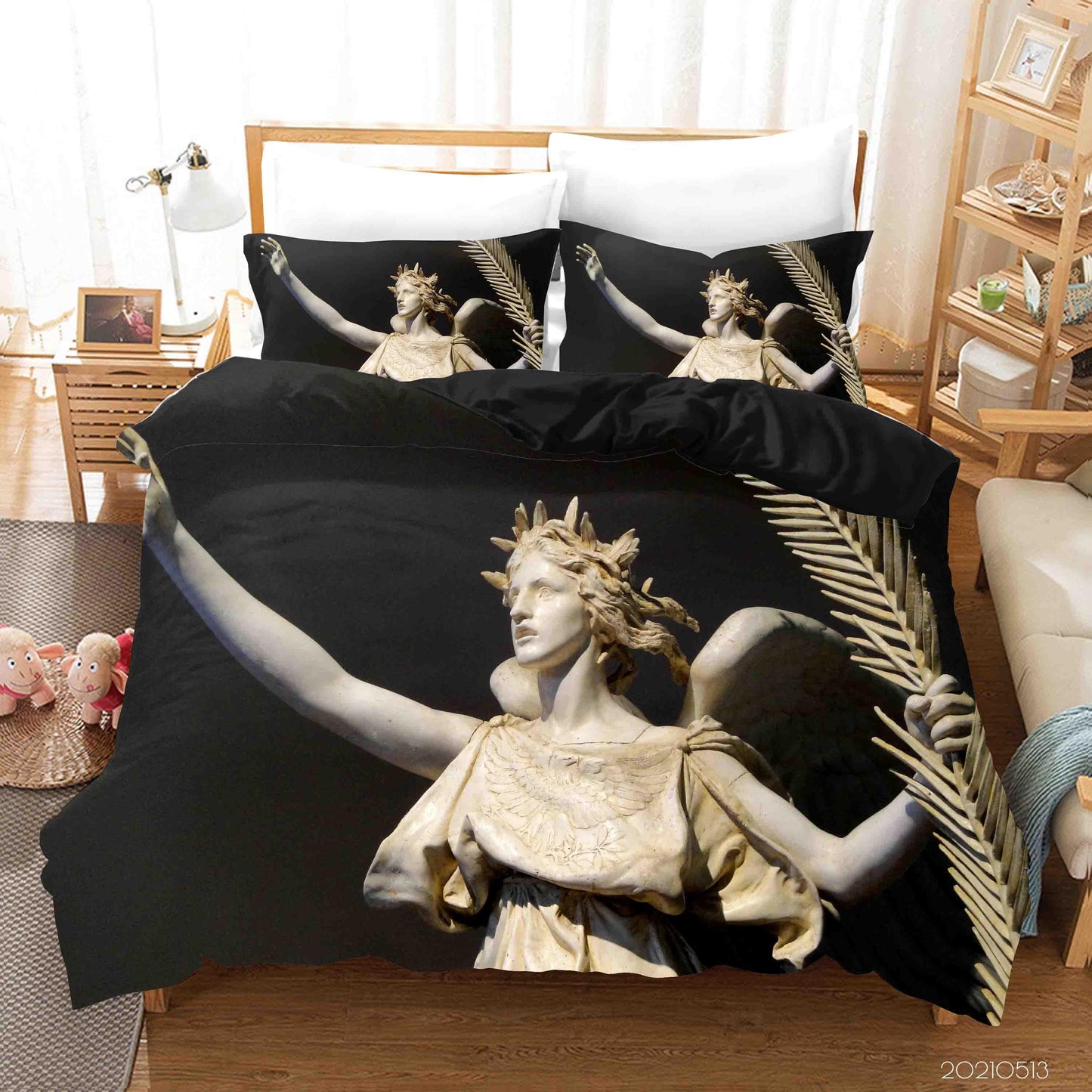 3D Art Sculpture Quilt Cover Set Bedding Set Duvet Cover Pillowcases 249