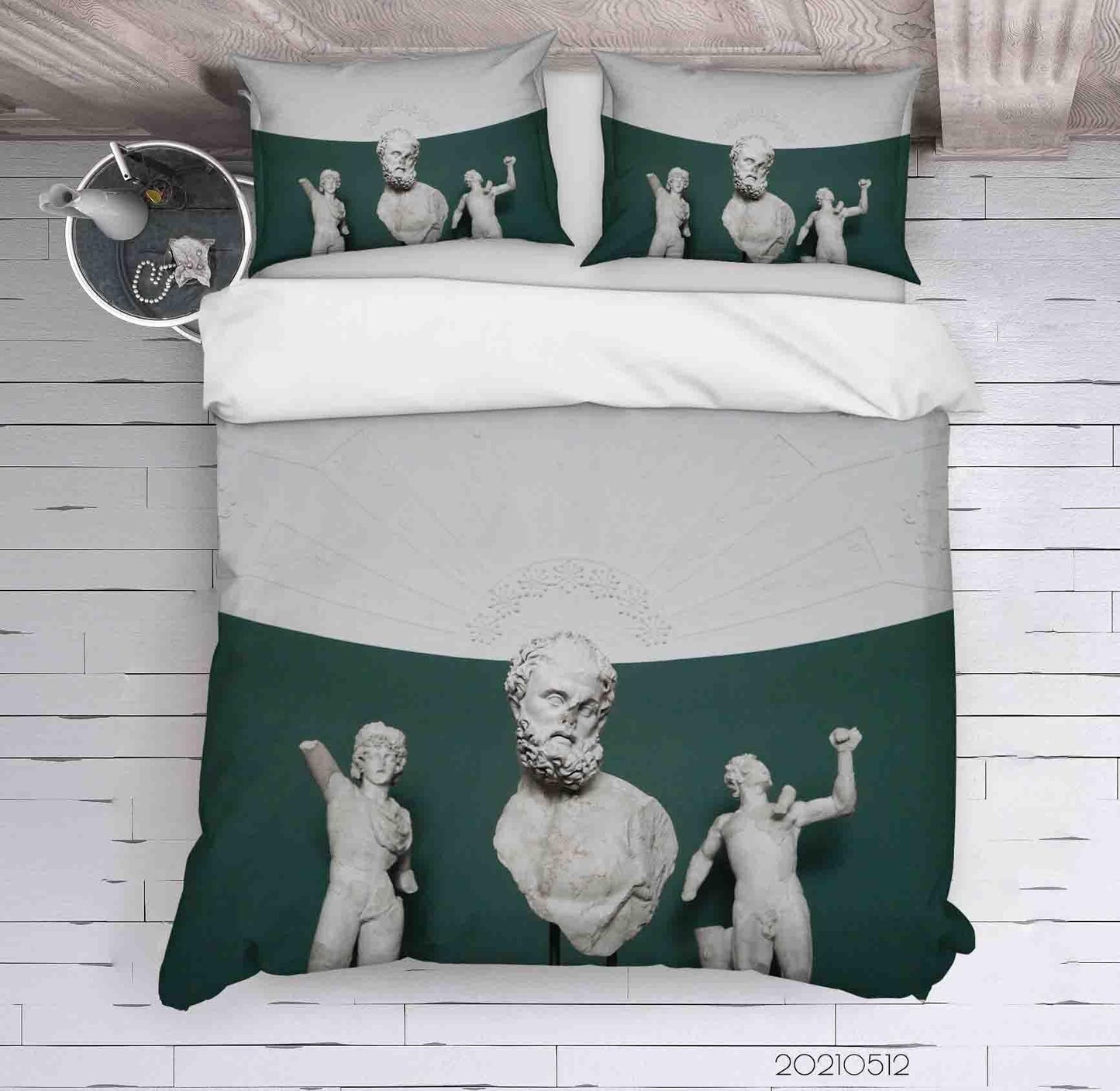 3D Art Sculpture Quilt Cover Set Bedding Set Duvet Cover Pillowcases 225