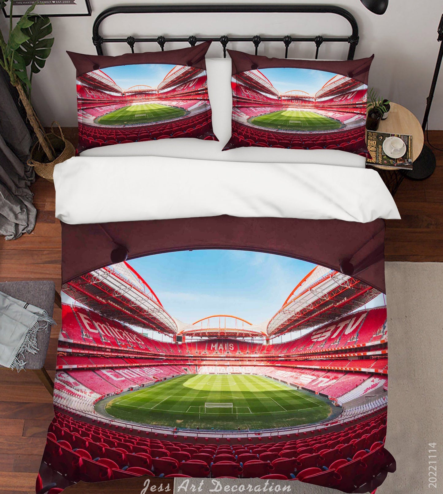 3D Arsenal FC Bluesky Quilt Cover Set Bedding Set Duvet Cover Pillowcase 891