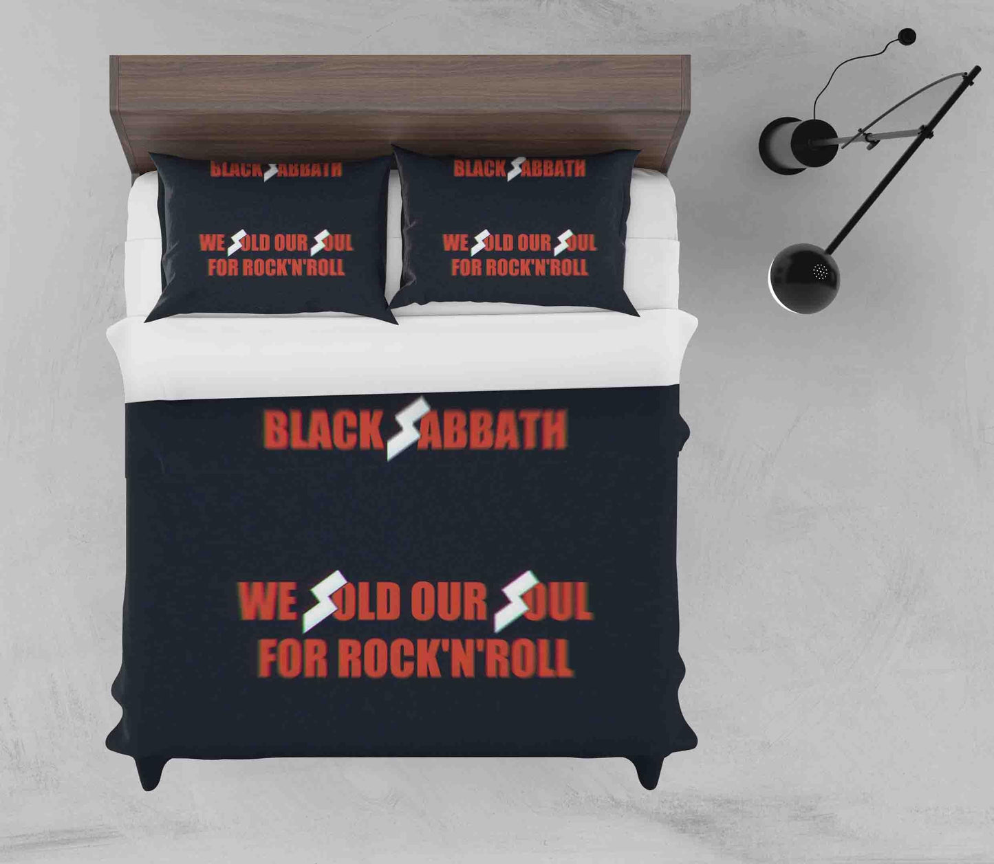 3D Black Sabbath Rock Quilt Cover Set Bedding Set Duvet Cover Pillowcases SF25