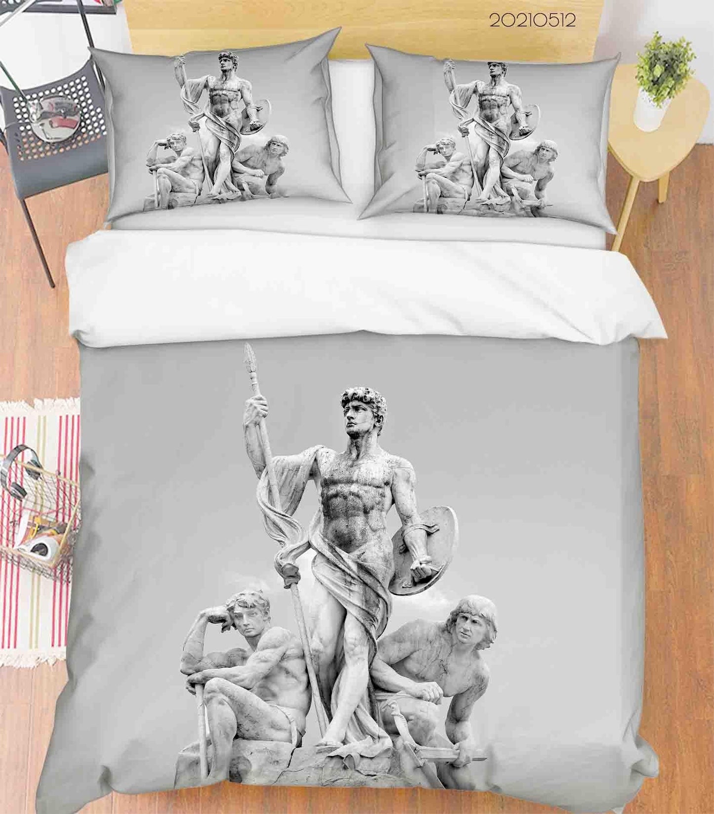 3D Art Sculpture Quilt Cover Set Bedding Set Duvet Cover Pillowcases 296
