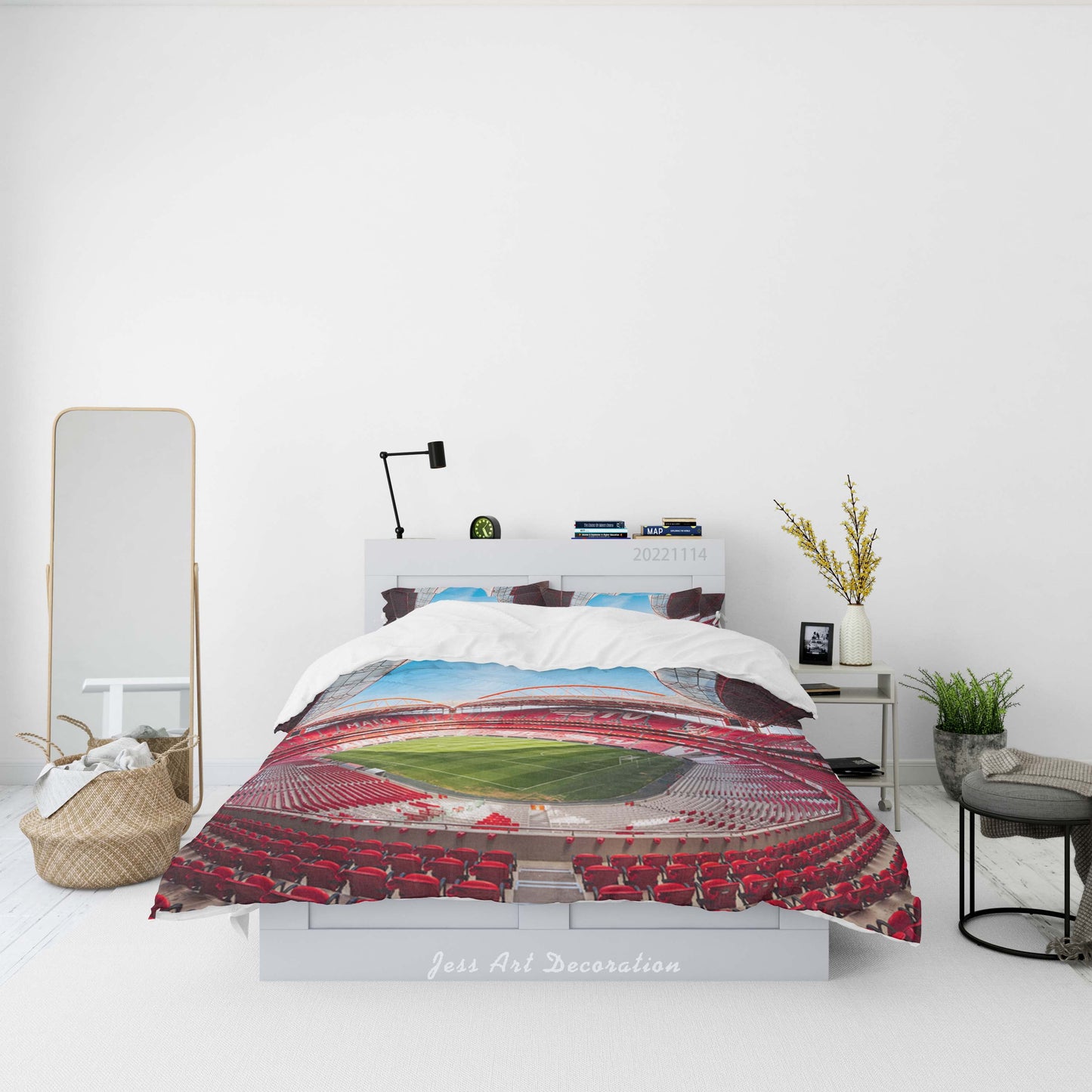 3D Arsenal FC Bluesky Cloud Quilt Cover Set Bedding Set Duvet Cover Pillowcase 890