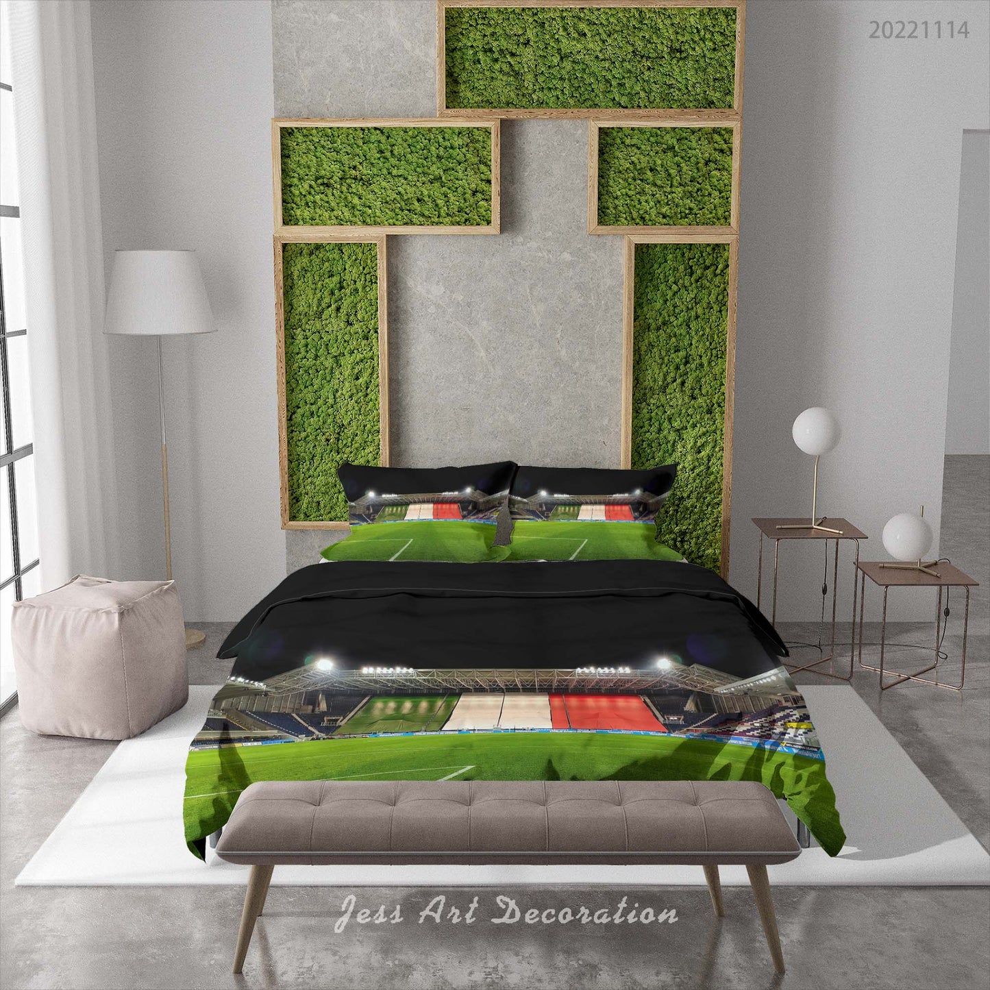 3D Atalanta Bergamasca Calcio Lamplight Quilt Cover Set Bedding Set Duvet Cover Pillowcase 872