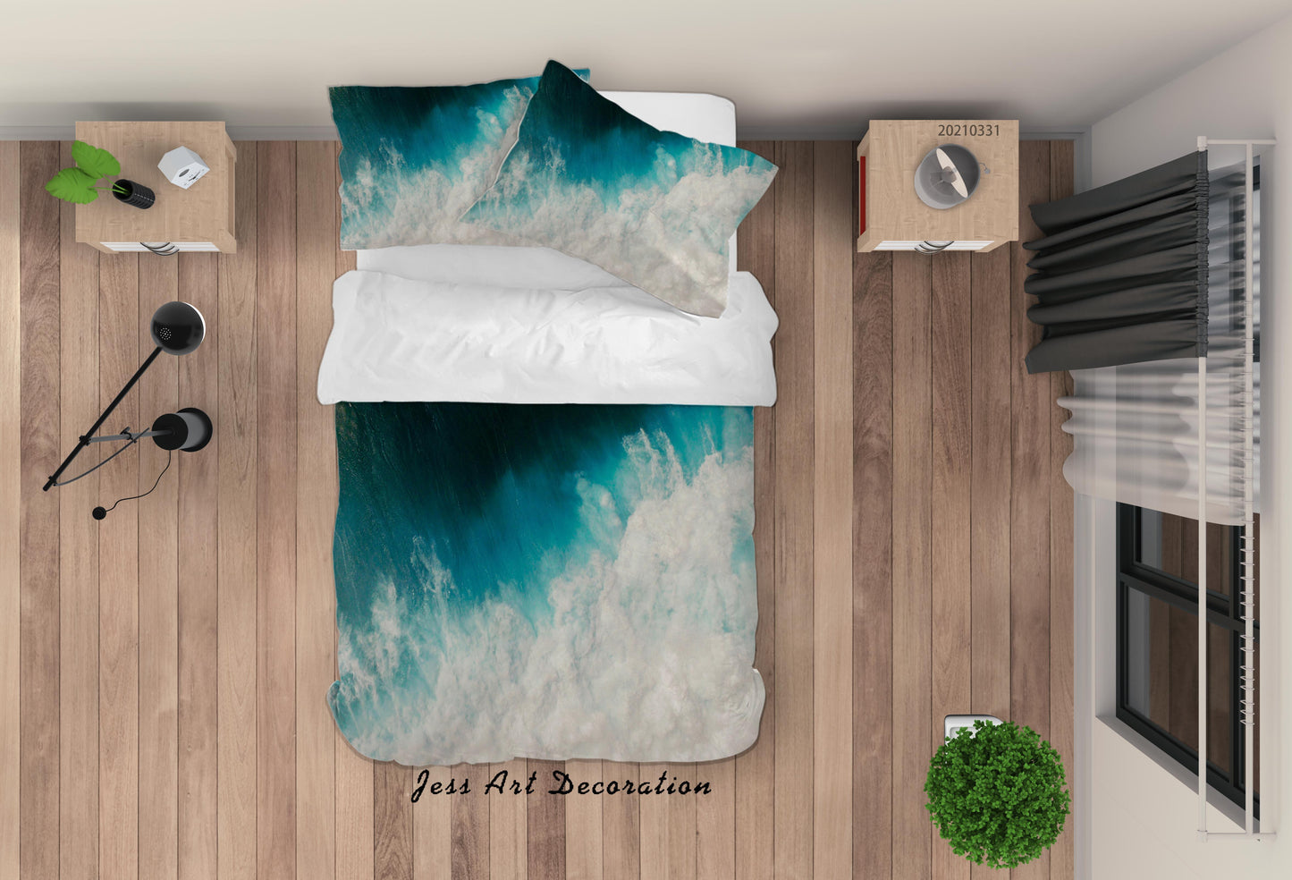 3D Blue Sky White Cloud Quilt Cover Set Bedding Set Duvet Cover Pillowcases 252