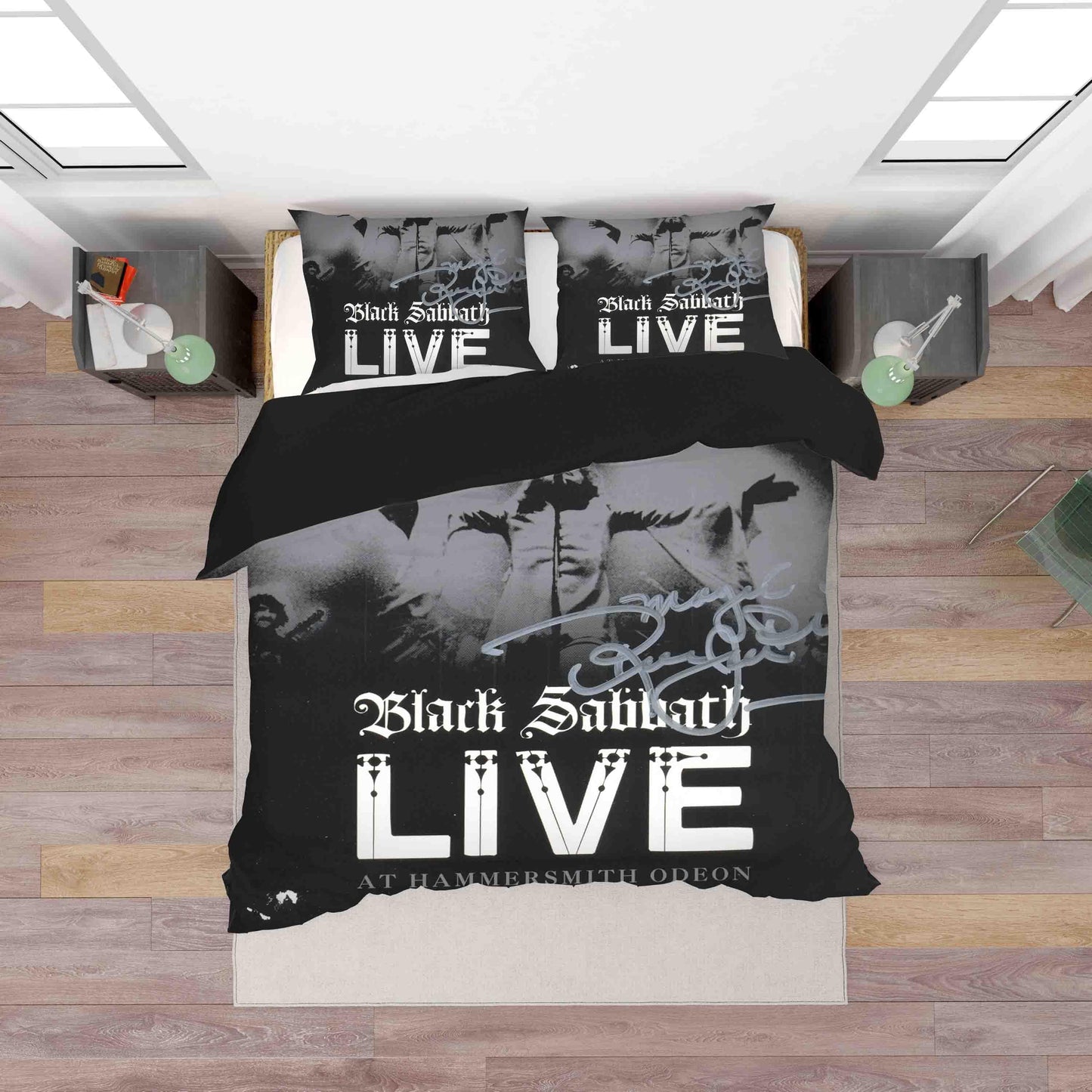 3D Black Sabbath Live Quilt Cover Set Bedding Set Duvet Cover Pillowcases SF32
