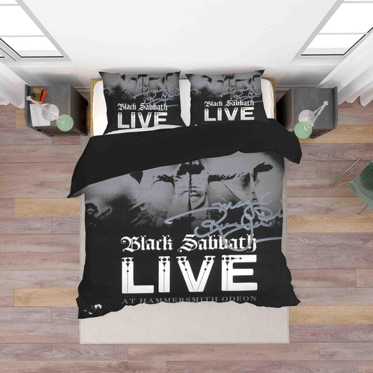 3D Black Sabbath Live Quilt Cover Set Bedding Set Duvet Cover Pillowcases SF32
