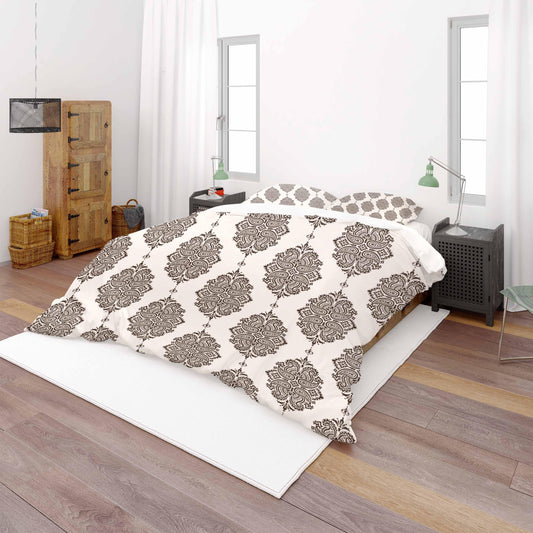 3D Brown Floral Khaki Background Quilt Cover Set Bedding Set Pillowcases 31