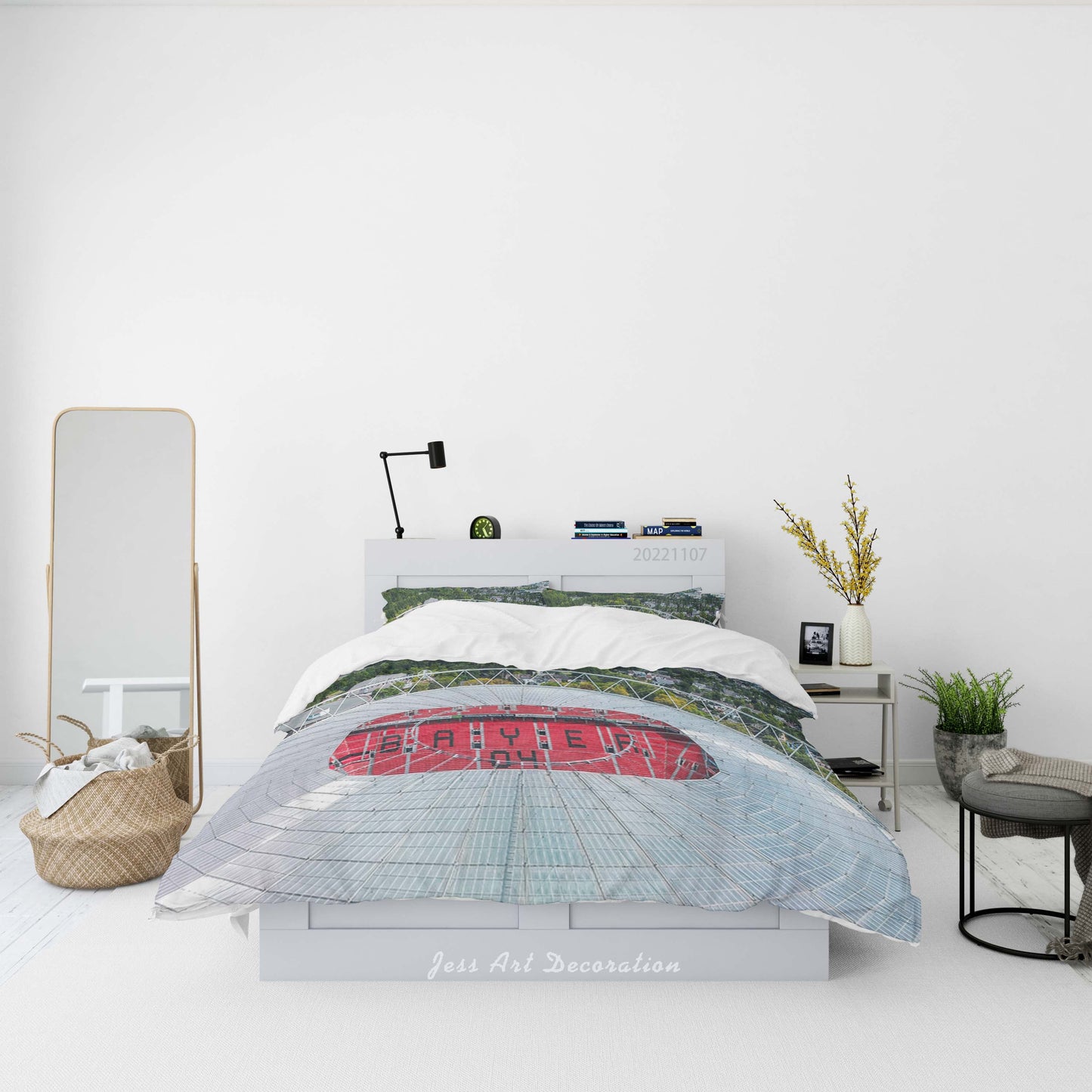 3D Bayer Leverkusen Football Field Tree Quilt Cover Set Bedding Set Duvet Cover Pillowcase 742