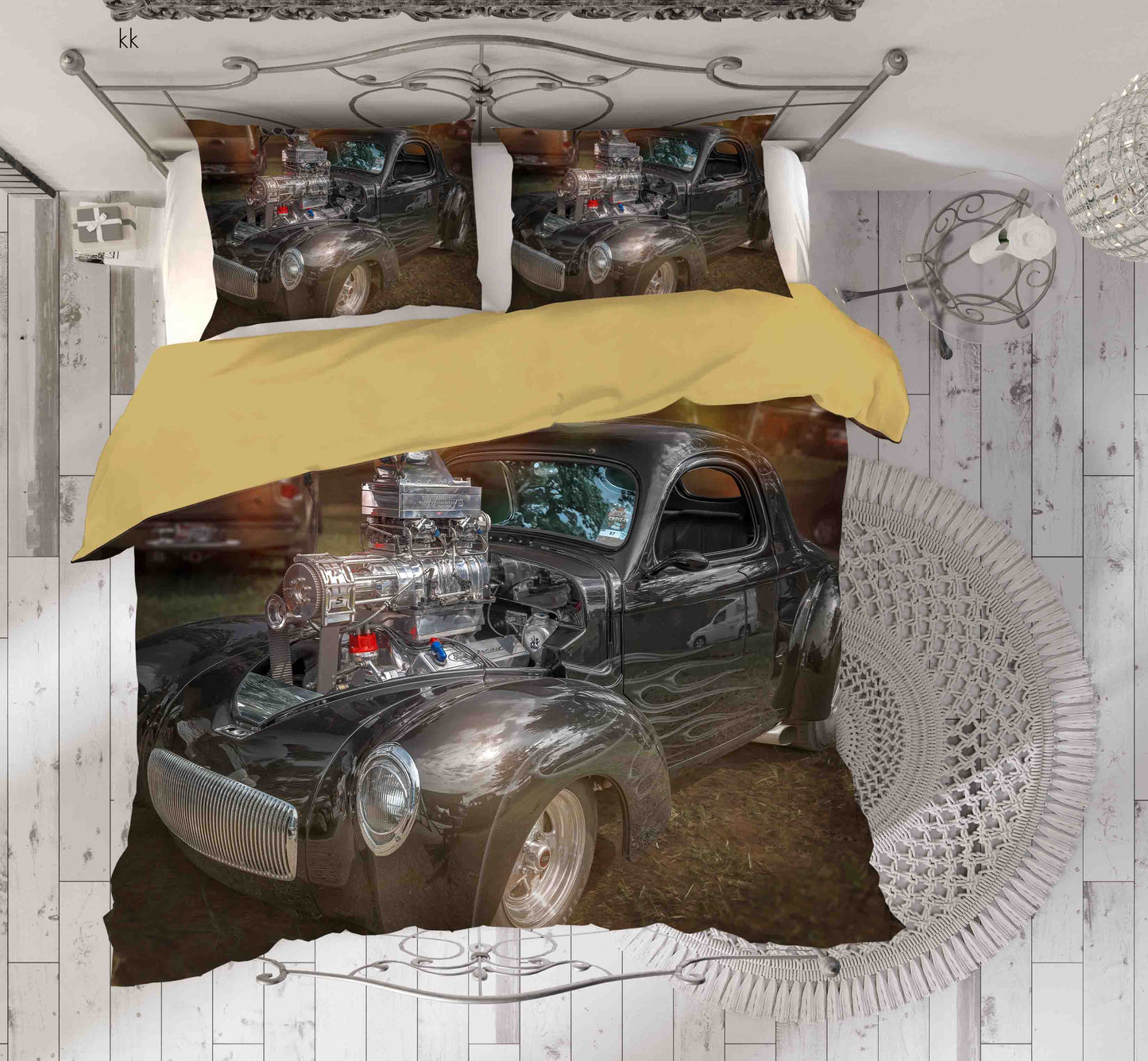 3D Automobile Soil Quilt Cover Set Bedding Set Duvet Cover Pillowcase 418