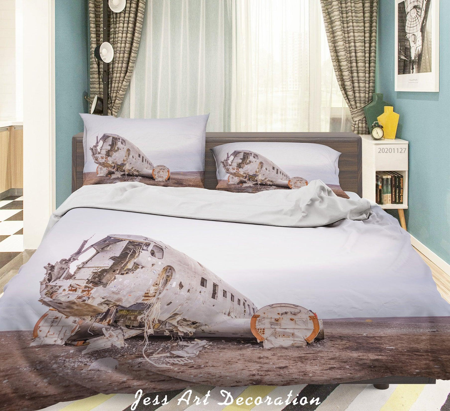 3D Abstract Wilderness Space Awayandabroad Quilt Cover Set Bedding Set Duvet Cover Pillowcases LXL