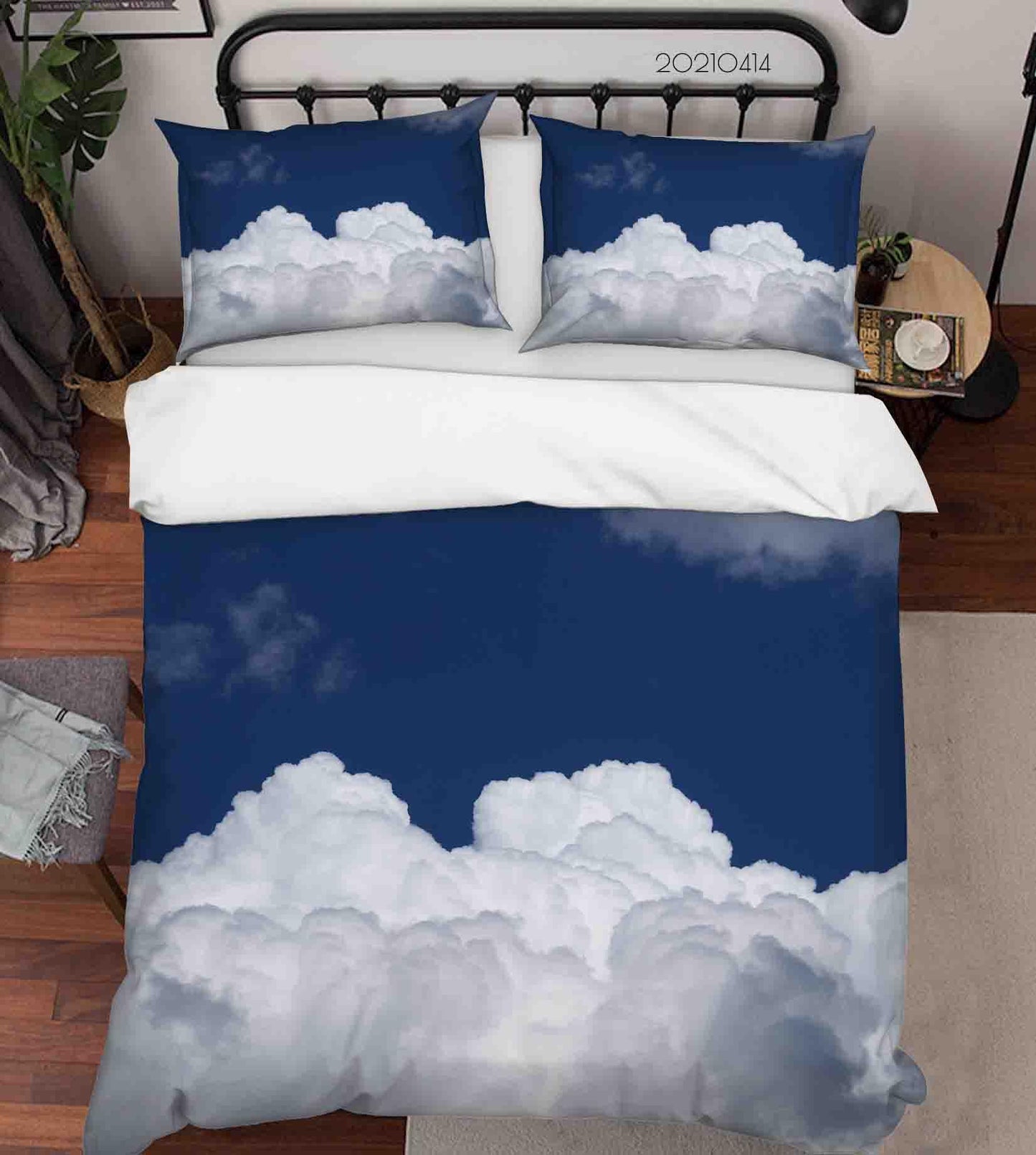 3D Blue Sky Cloud Quilt Cover Set Bedding Set Duvet Cover Pillowcases 41