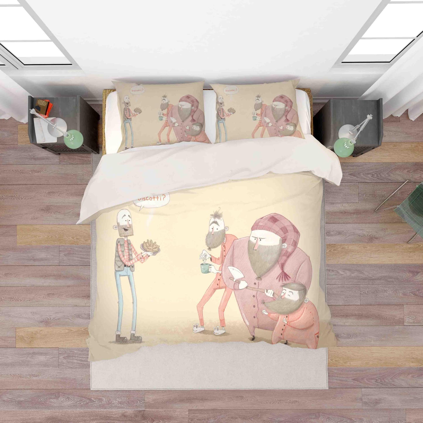 3D Cartoon Character Quilt Cover Set Bedding Set Duvet Cover Pillowcases SF052