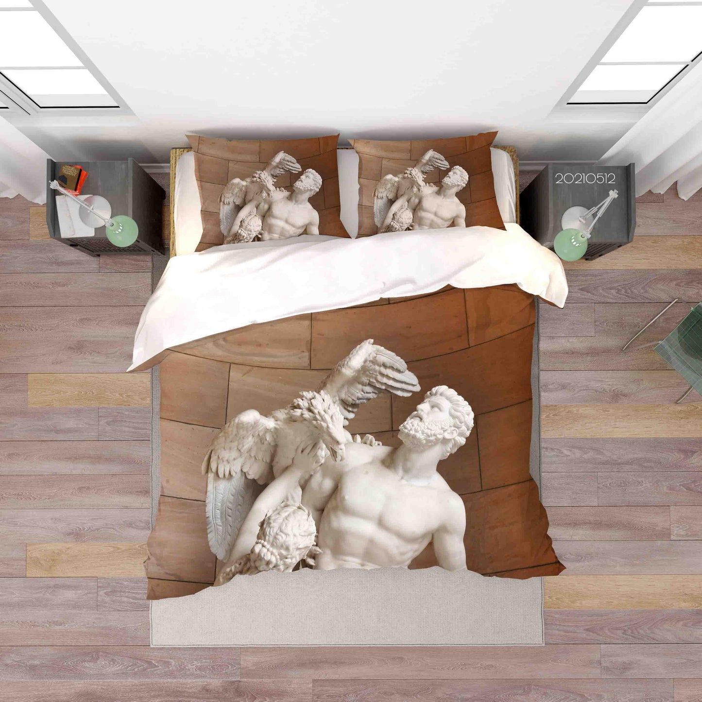 3D Art Sculpture Pattern Quilt Cover Set Bedding Set Duvet Cover Pillowcases 216