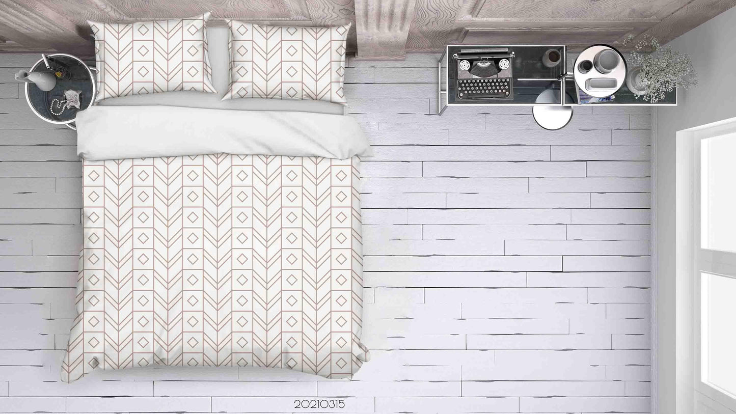 3D Abstract Geometric Art Decoration Quilt Cover Set Bedding Set Duvet Cover Pillowcases 223