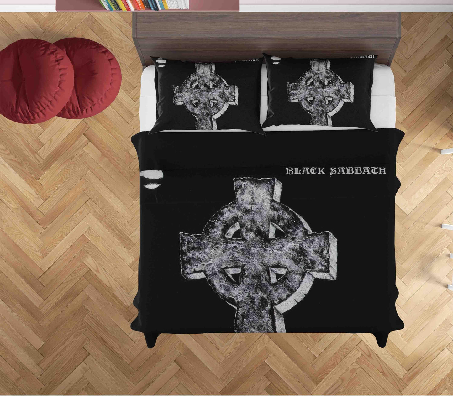 3D Black Sabbath Cross Quilt Cover Set Bedding Set Duvet Cover Pillowcases SF20