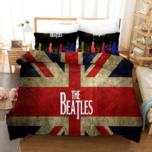 3D Band The Beatles Quilt Cover Set Bedding Set Pillowcases 56