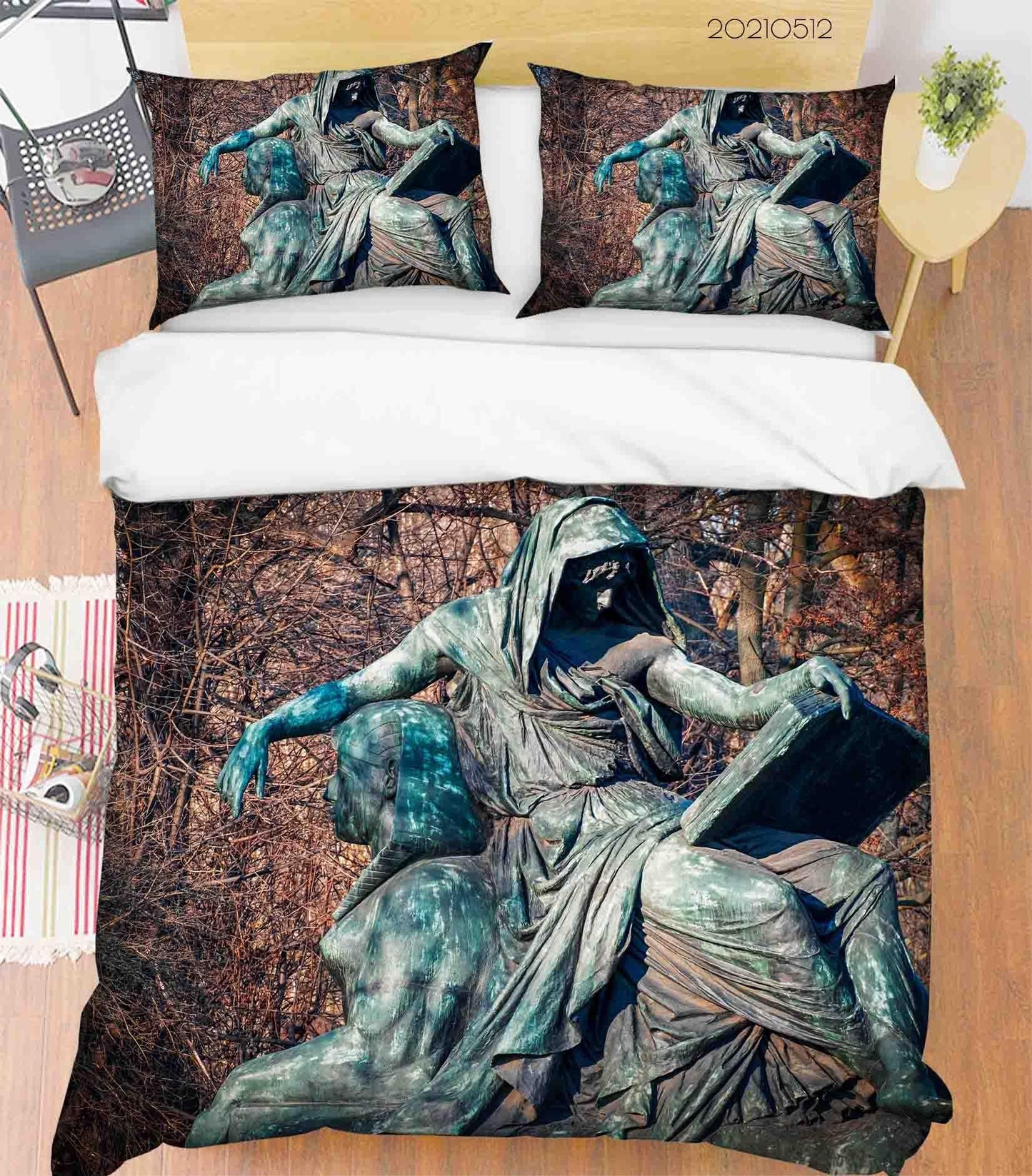 3D Art Sculpture Quilt Cover Set Bedding Set Duvet Cover Pillowcases 285