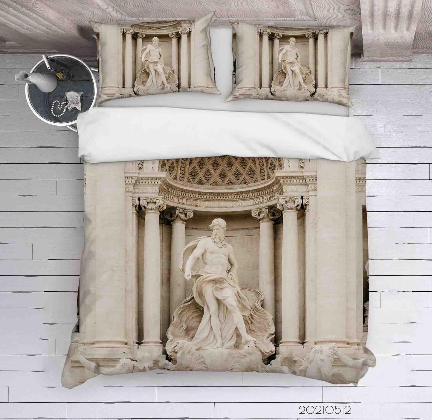 3D Architecture Sculpture Quilt Cover Set Bedding Set Duvet Cover Pillowcases 251