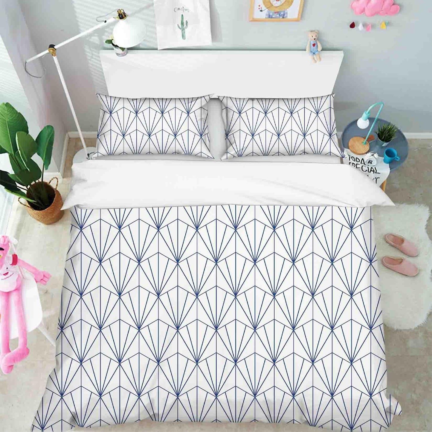 3D Abstract Geometric Art Decoration Quilt Cover Set Bedding Set Duvet Cover Pillowcases 219