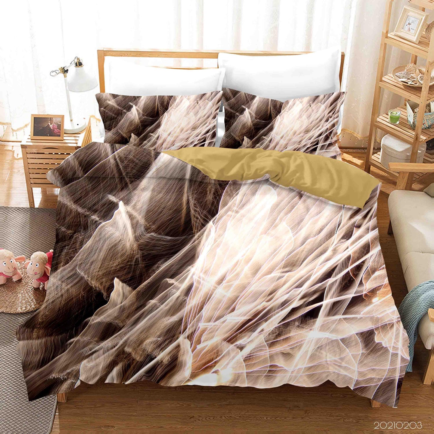 3D Abstract Marble Texture Quilt Cover Set Bedding Set Duvet Cover Pillowcases 16