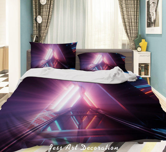 3D Abstract Space Wilderness Astronaut Quilt Cover Set Bedding Set Duvet Cover Pillowcases LXL