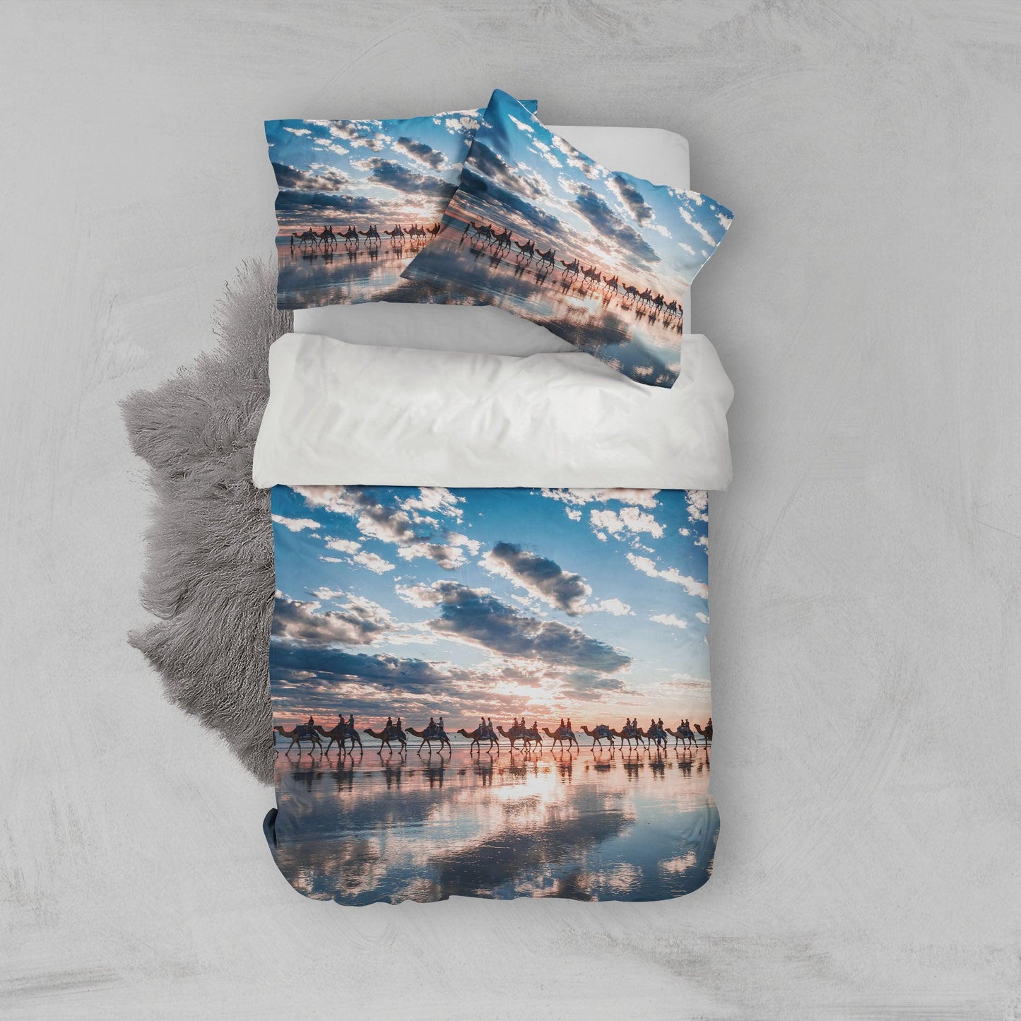 3D Camel Team Quilt Cover Set Bedding Set Pillowcases 154