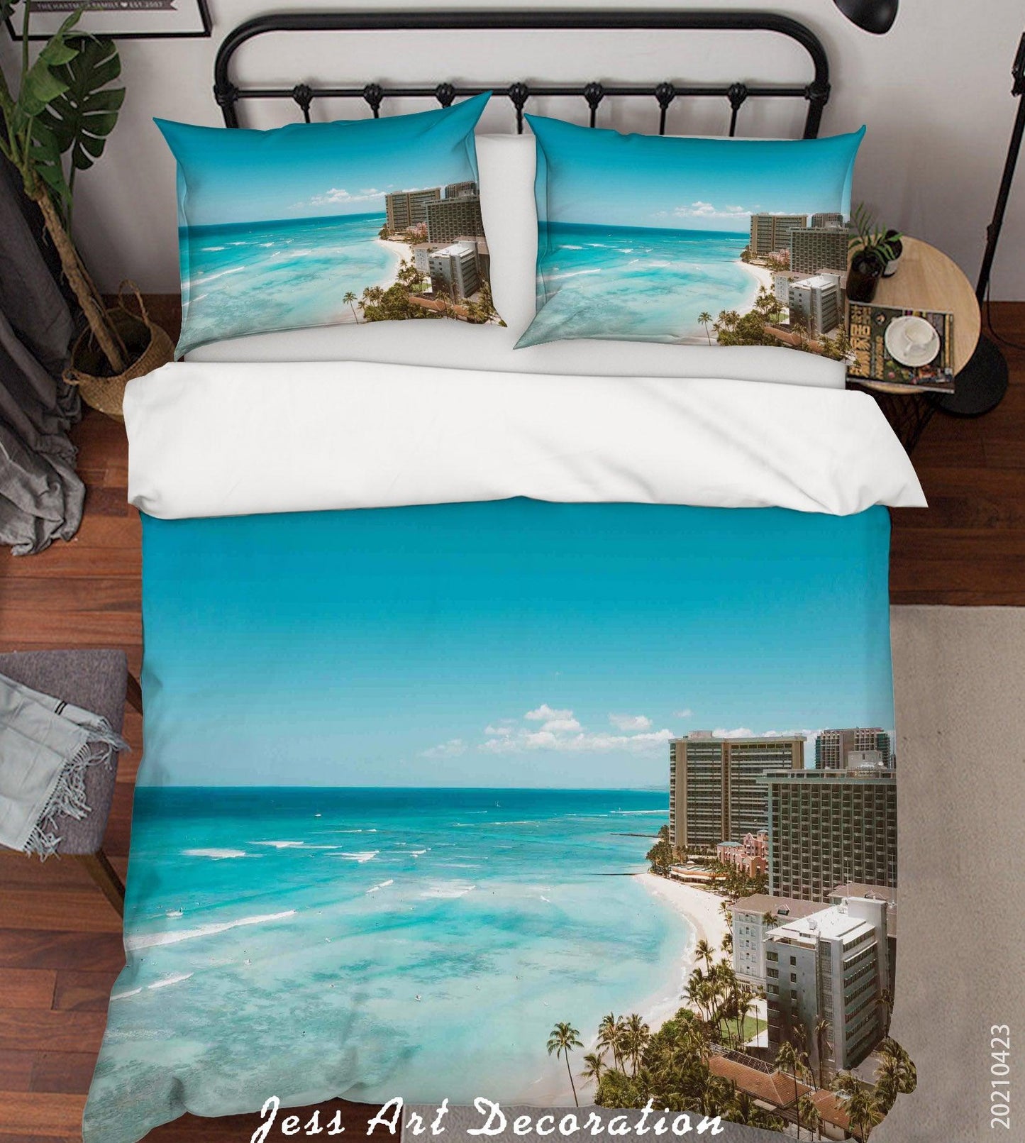 3D Blue Sky Sea Landscape Quilt Cover Set Bedding Set Duvet Cover Pillowcases 84