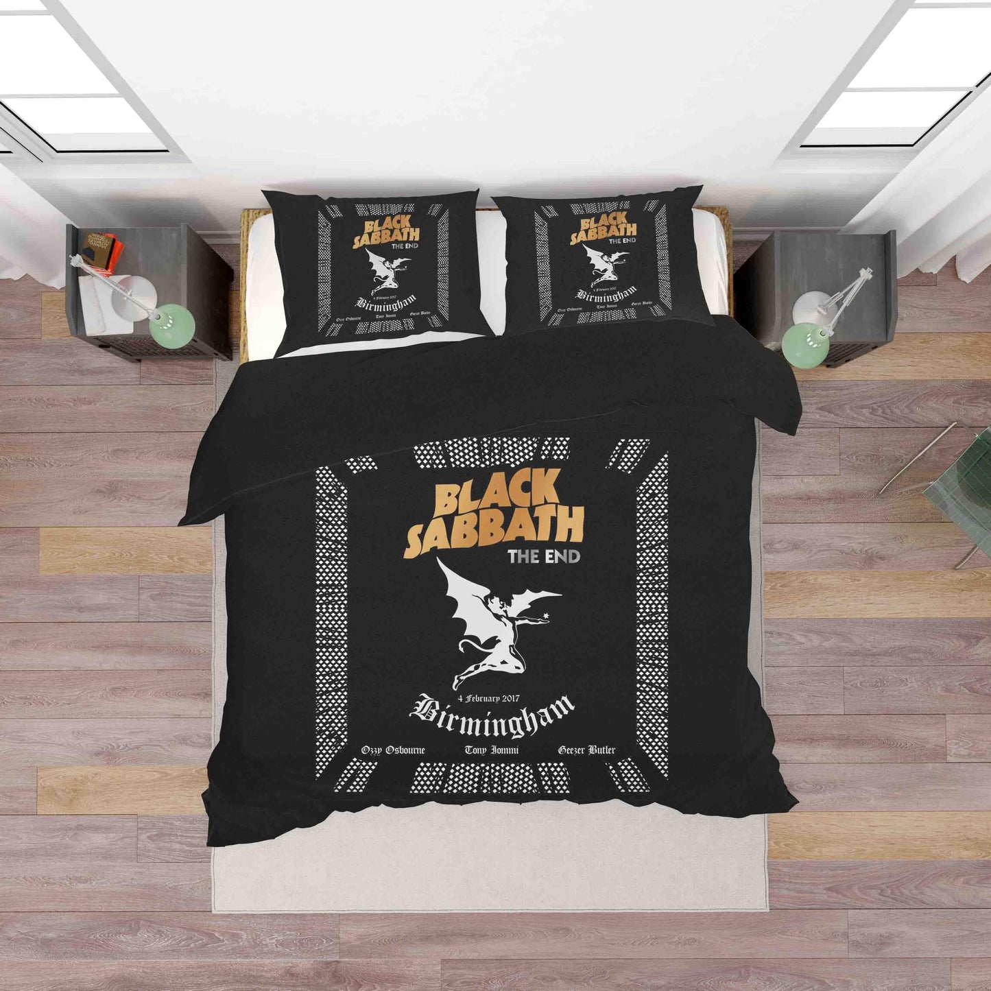 3D Black Sabbath Quilt Cover Set Bedding Set Duvet Cover Pillowcases SF38