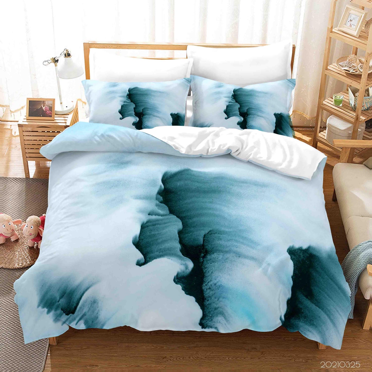 3D Abstract Ink Painting Quilt Cover Set Bedding Set Duvet Cover Pillowcases 283