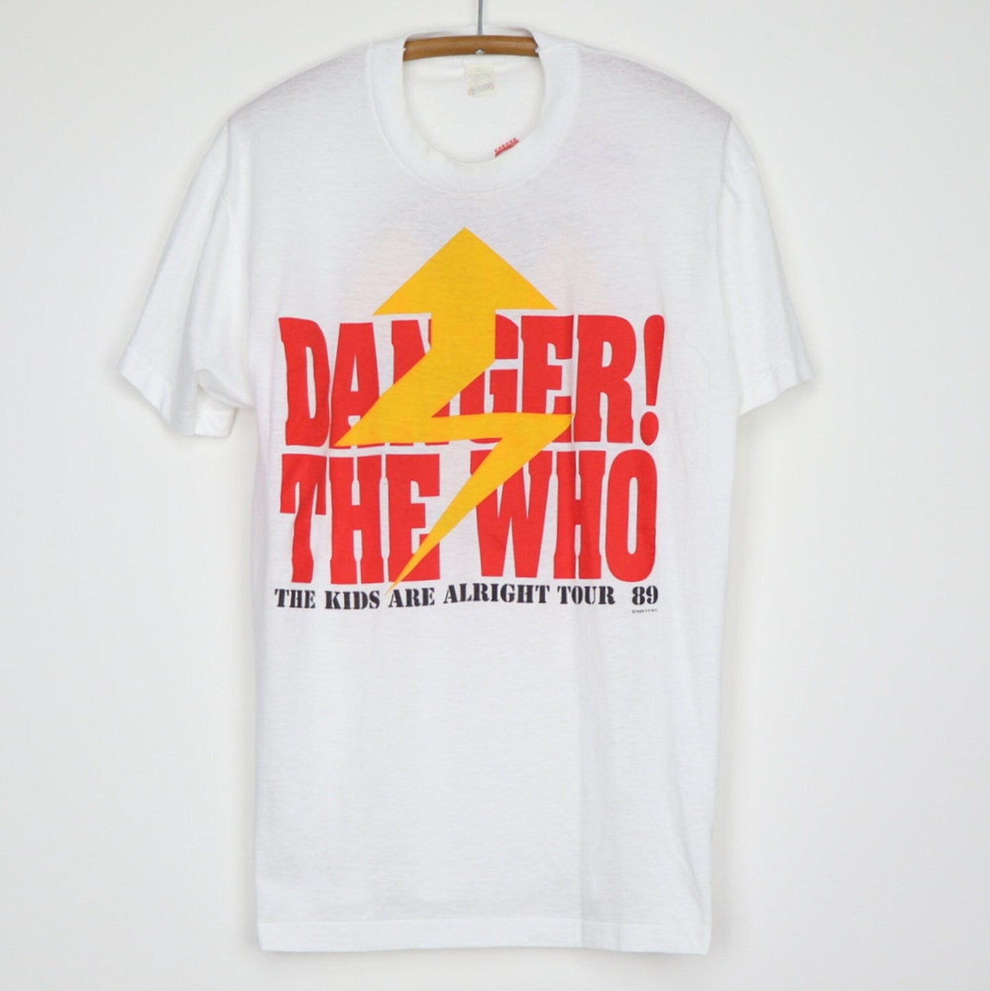 vintage 1989 The Who Kids Are Alright Tour Shirt