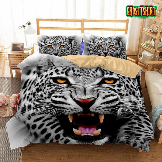 3D Animals In The Forest Bed Sheets Duvet Cover Bedding Set