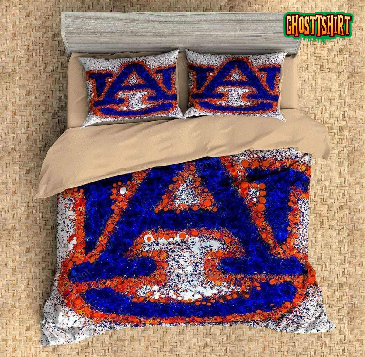 3D Auburn Tigers Duvet Cover Bedding Set