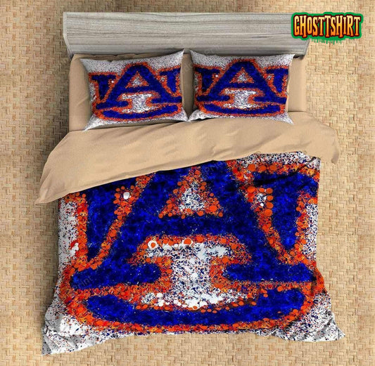 3D Auburn Tigers Duvet Cover Bedding Set