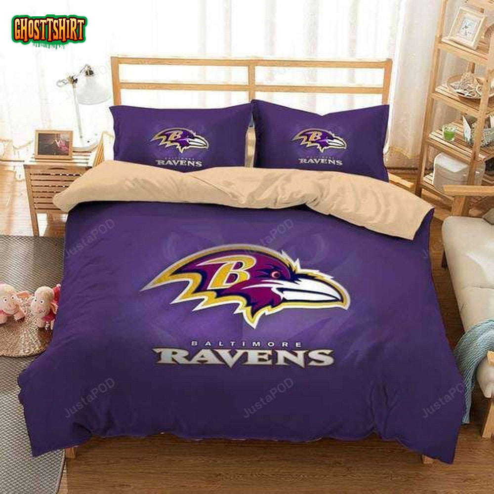 3D Baltimore Ravens Bedding Set