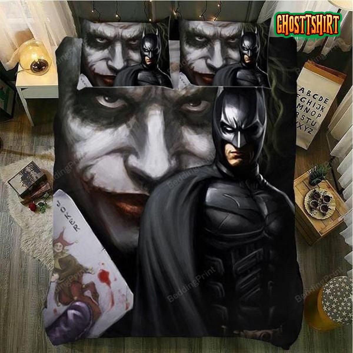 3D Batman & Joker Duvet Cover Bedding Set
