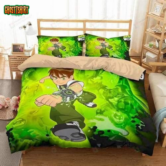 3D Ben 10 3D Iconic Colors Poster Bedding Set