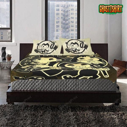 3D Bendy And The Ink Machine Video Game Bedding Set