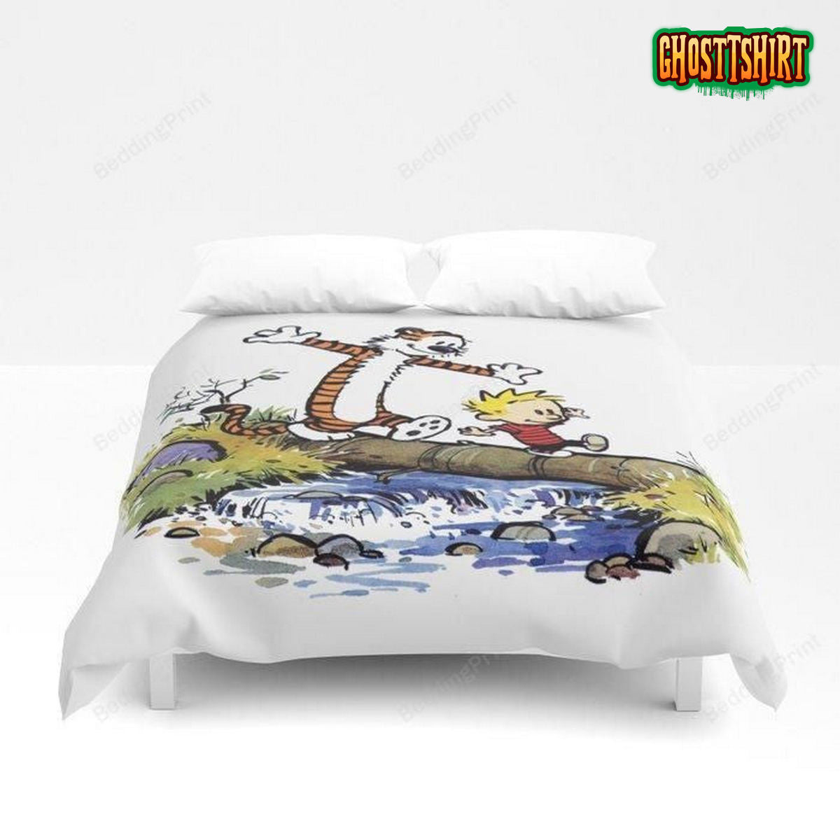 3D Calvin And Hobbes Duvet Cover Bedding Set